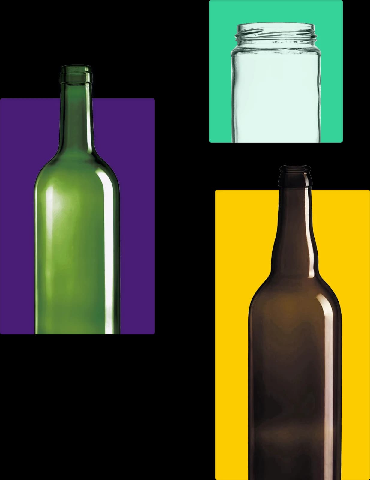 contenants en verre reemploi