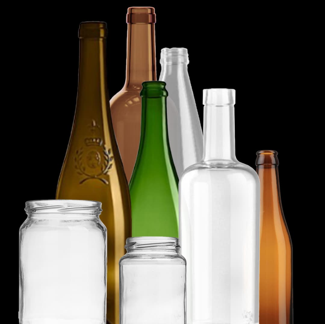 contenants en verre reemployables